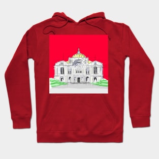 bellas artes mexico the palace of beaux arts in cdmx ecopop architecture art deco Hoodie